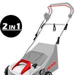 Scarificateur électrique 1500 W largeur 32 cm profondeur réglable sac 30 L 2 rouleaux