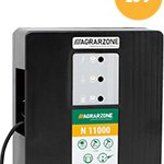 Électrificateur de clôture 230 V 10 200 V énergie 11 J affichage LED technologie impulsion longueur clôture jusqu’à 80 km