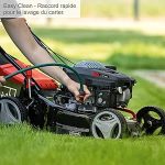 Tondeuse thermique 42 cm panier 45 L hauteur 25 à 75 mm