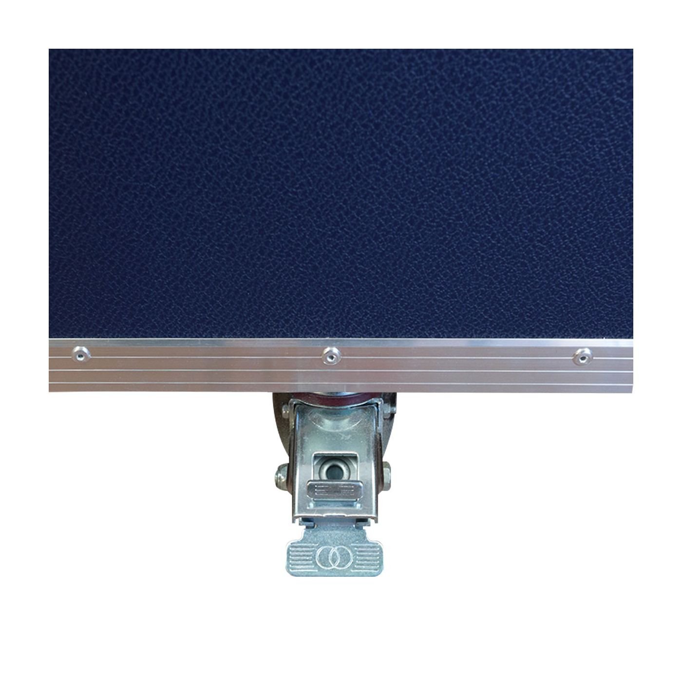 Malle de concours en bois avec 2 porte-selles et tiroir amovible