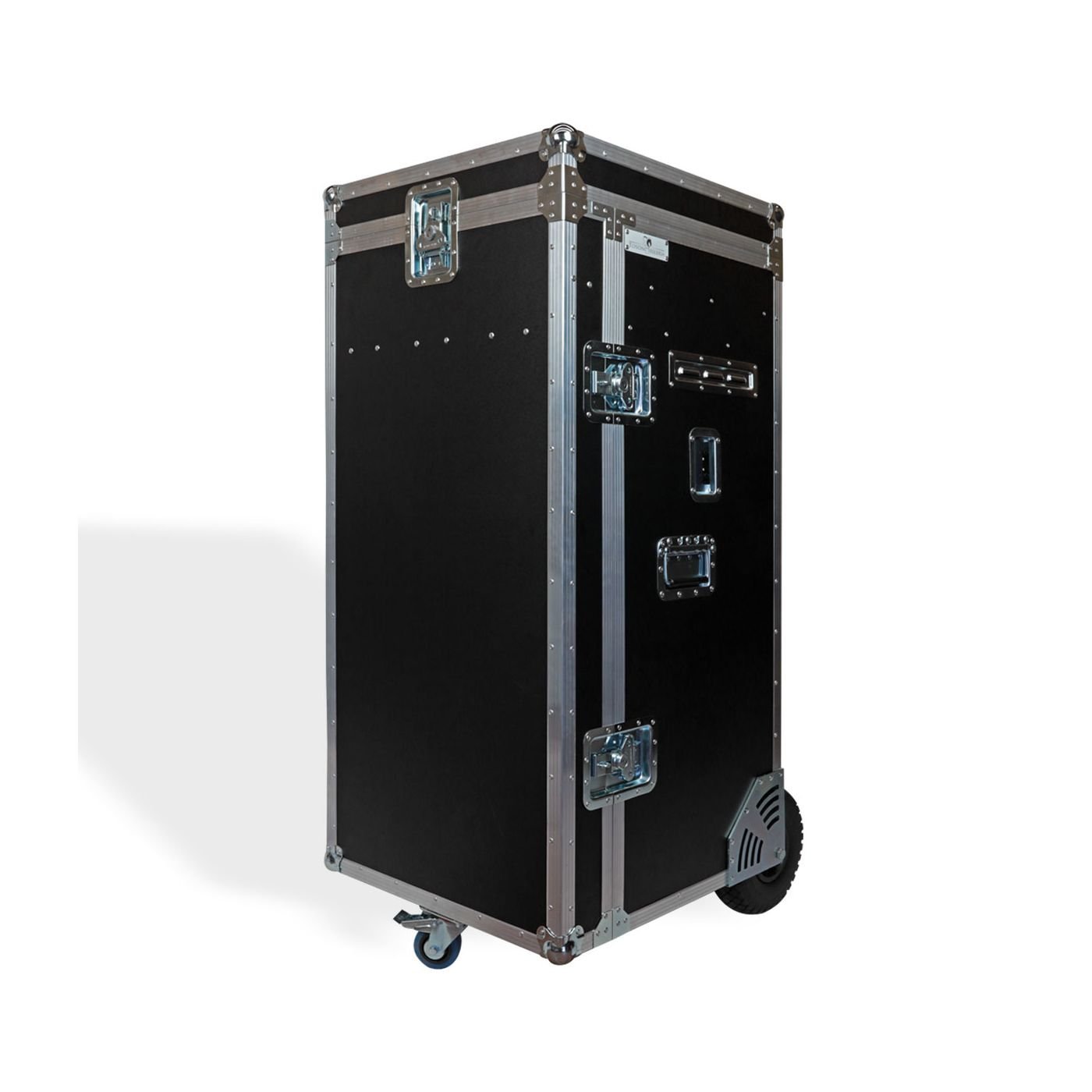 Malle de concours en bois avec 2 porte-selles et tiroir amovible