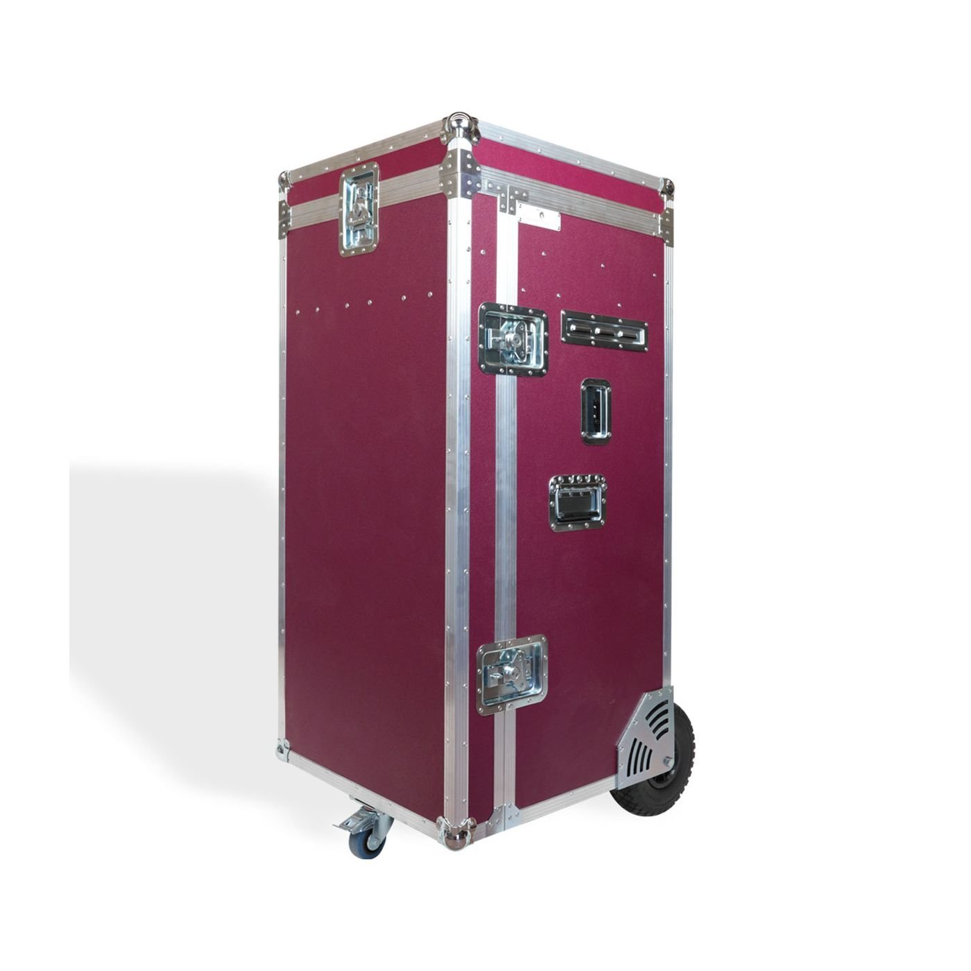 Malle de concours en bois avec 2 porte-selles et tiroir amovible