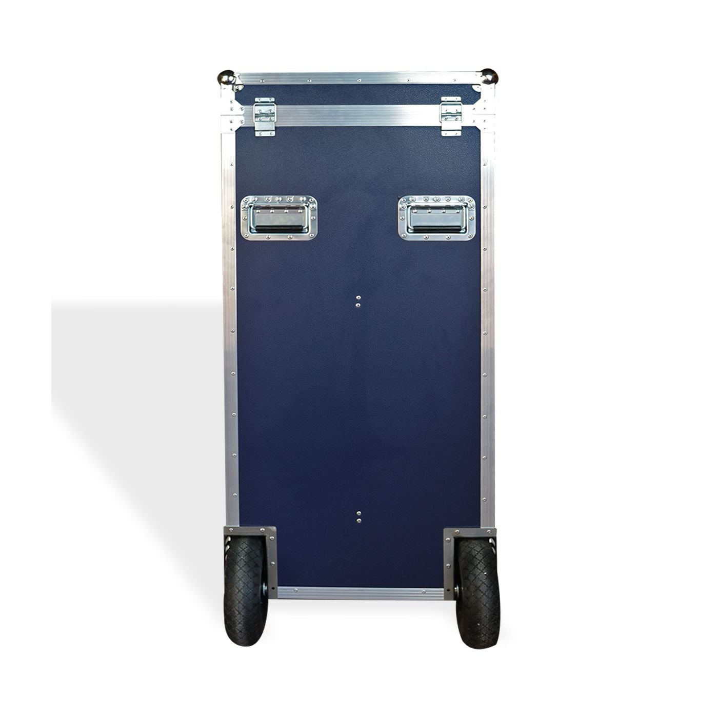 Malle de concours en bois avec 2 porte-selles et tiroir amovible