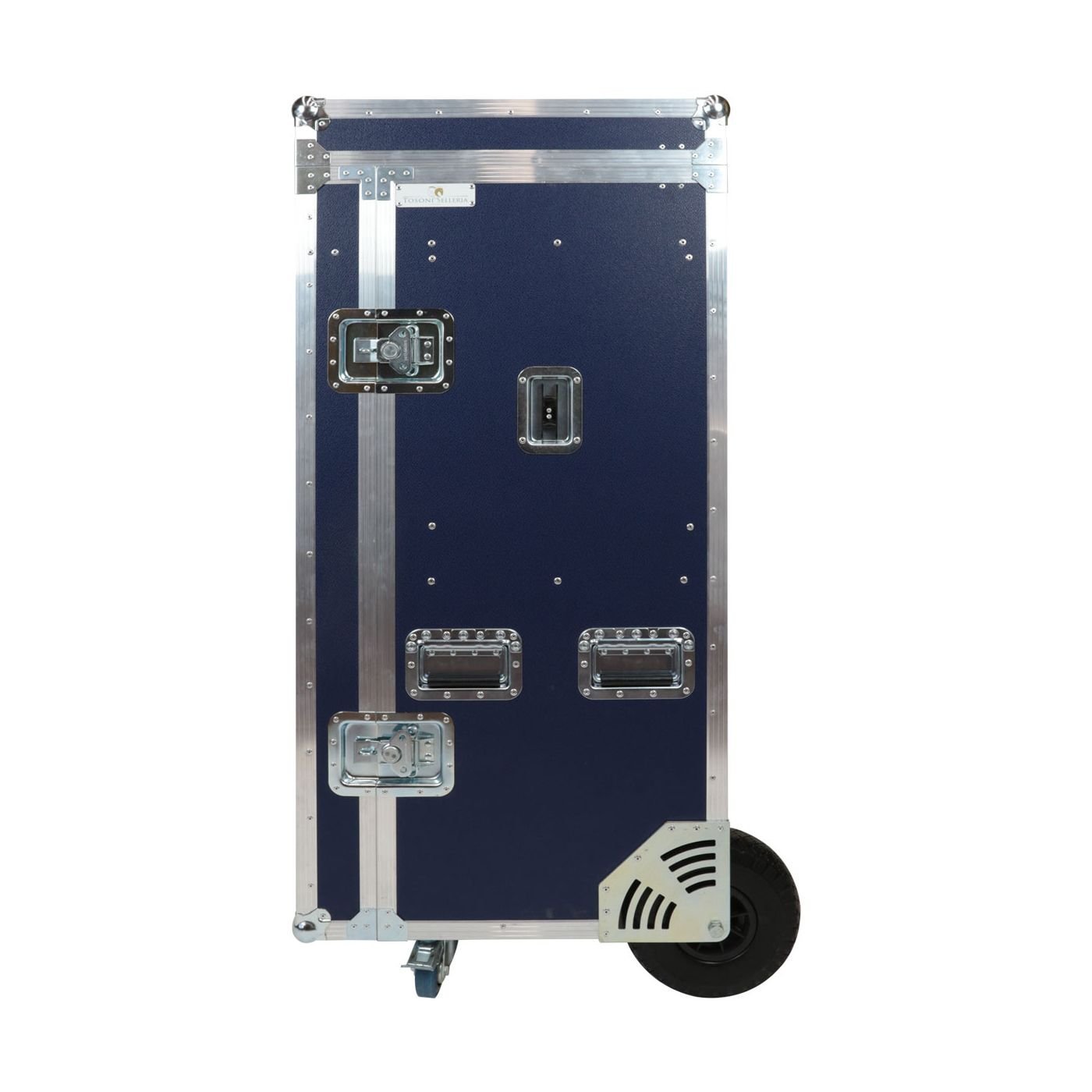 Malle de concours 2 selles 4 tiroirs acier laqué