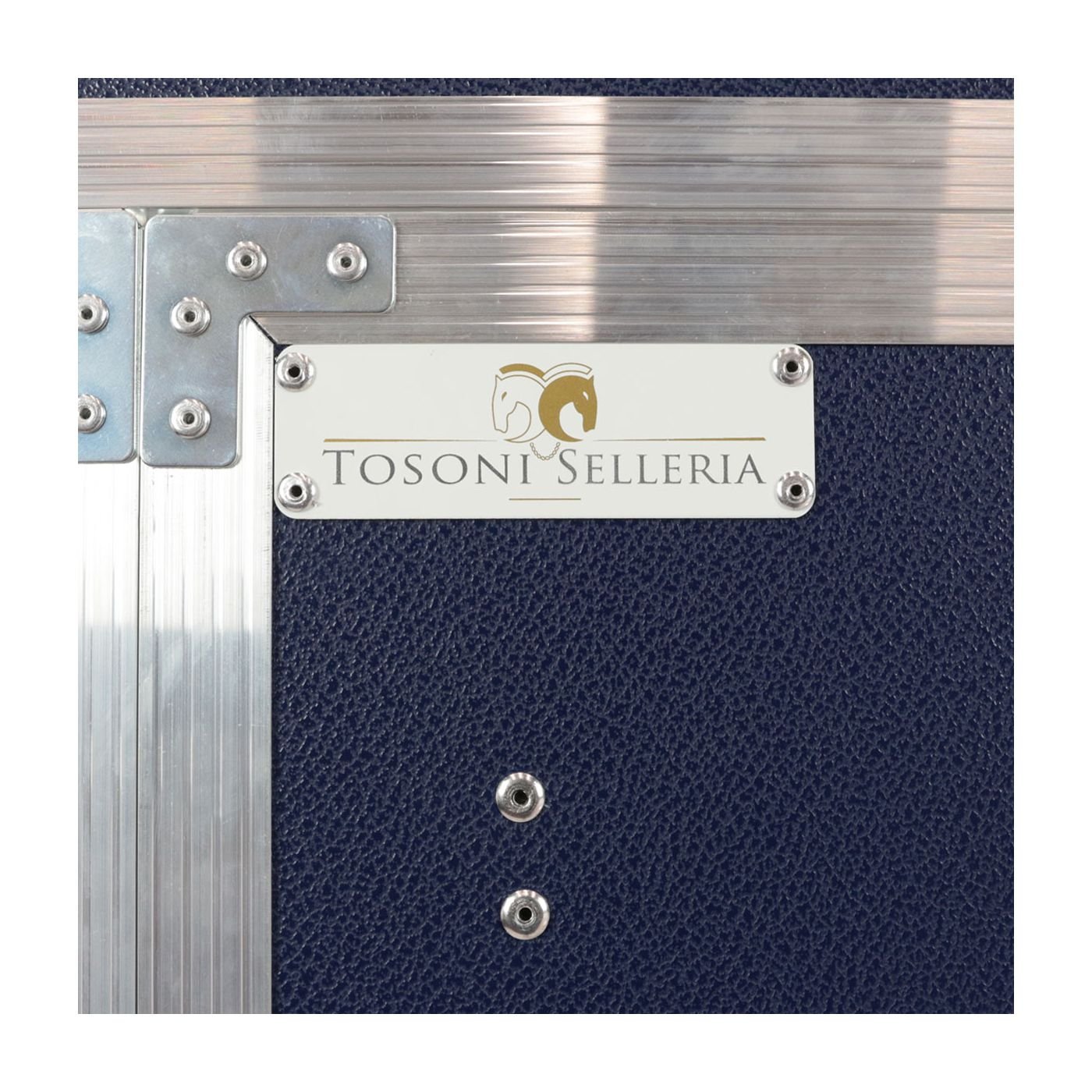 Malle de concours 2 selles 4 tiroirs acier laqué