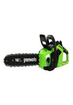 Tronçonneuse à batterie 35 cm 40 V moteur sans balais vitesse chaîne 12 m/s graissage automatique 2 batteries 2Ah chargeur