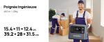 Station électrique portable 2048 Wh 2400 W UPS charge rapide