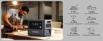 Station électrique portable 2048 Wh 2400 W UPS charge rapide