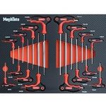 Servante d’atelier 8 tiroirs avec outils charge 35 kg par tiroir roulettes 125 mm compartiment latéral verrouillage central