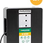 Électrificateur de clôture 230 V 10 200 V énergie 11 J affichage LED technologie impulsion longueur clôture jusqu’à 80 km