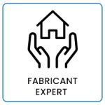 Abri de jardin en bois 6 m² avec plancher et bardeaux noirs