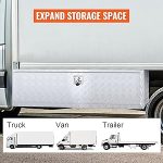 Boîte à outils camion aluminium 152,4 x 61 x 61 cm avec serrure