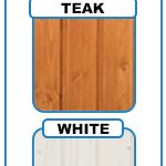 Abri de jardin en bois 6 m² avec plancher et bardeaux noirs