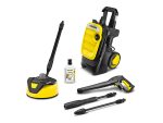 Nettoyeur haute pression 145 bar 500 l/h avec nettoyeur de surfaces T 5 et détergent pierres et façades