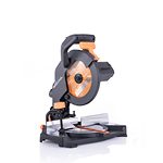 Scie à onglet coulissante multi-matériaux 210 mm 1500 W biseau 0–45° onglet 50–50°