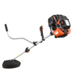 Débroussailleuse thermique 62 cm³ 3,5 CV 2 en 1 avec lame 3 dents et tête à fil