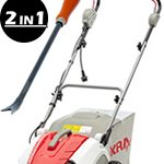 Scarificateur électrique 1500 W largeur 32 cm profondeur réglable sac 30 L 2 rouleaux