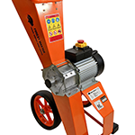 Broyeur à bois à essence 6 ch 208 cc 4 temps diamètre de coupe jusqu’à 50 mm entraînement direct lames réversibles