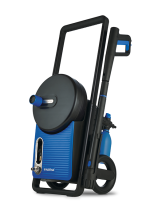 Nettoyeur haute pression 180 bar 2900 W débit 610 l/h tuyau 10 m enrouleur détergent intégré