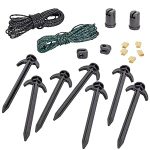 Filet volaille électrifiable 50 m hauteur 112 cm 20 piquets double pointe kit de réparation