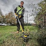 Coupe-bordures sans fil 18 V avec batterie et chargeur