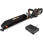 Taille-haie télescopique sur batterie 45 cm avec élagueuse sur perche 20 cm perche 1,8–2,3 m