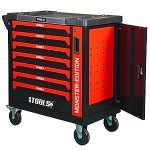 Servante d’atelier 257 outils 7 tiroirs porte latérale et tiroir vertical