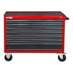 Servante d’atelier vide 7 tiroirs sur roulements charge max 300 kg roues 150 mm