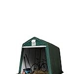 Tente garage 2,4×3,6 m bâche PE 450 N armature acier étanche protection UV vert