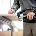 Scie à onglets radiale 230 V 1200 W lame 216 mm projecteur LED équerre d’angle