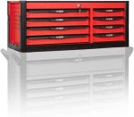 Servante d’atelier vide 5 tiroirs avec fermeture centralisée