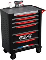 Servante d’atelier vide 5 tiroirs avec fermeture centralisée