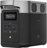 EcoFlow Delta 2 Station électrique Portable, Batterie LFP, Charge Rapide, générateur Solaire pour Alimentation de Secours Domestique, Balcon, Camping et Camping-Cars Delta 2+Cable