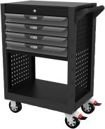 Servante d’atelier vide 6 tiroirs plateau galvanisé fermeture centralisée