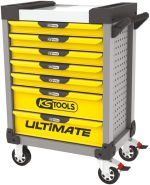 Servante d’atelier vide 6 tiroirs plateau galvanisé fermeture centralisée