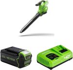 Aspirateur souffleur sans fil 40 V avec mulching 45 L – 40V, (Nouveau)Avec batterie 4Ah+chargeur