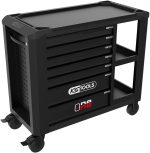 Servante d’atelier vide 6 tiroirs plateau galvanisé fermeture centralisée