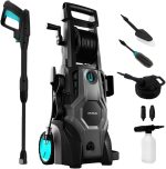 Nettoyeur haute pression 3200 W 225 bars 540 l/h – 2400 W, 2 buses + accessoire sol
