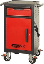 Servante d’atelier vide 6 tiroirs plateau galvanisé fermeture centralisée