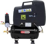KS TOOLS, 165.0805, Compresseur sur Cuve 200 L 10 bar 3 CV 220 V Mono, Moteur Electrique avec Protection Thermique, Pressostat avec Manomètre, Niveau sonore: 96 dbA, 2 Sorties d'air Régulées 1/4