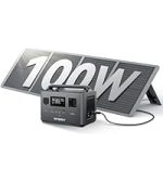 Station d’énergie solaire 400 W 256 Wh avec sortie CA