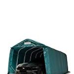 Tente garage 3,3 x 4,8 m bâche PVC 800 N armature acier imperméable hauteur 2,7 m