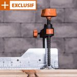 Scie à onglet coulissante multi-matériaux 255 mm 2000 W biseau 0–45° onglet 50–50°