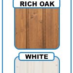 Abri de jardin en bois 6 m² avec plancher et bardeaux noirs