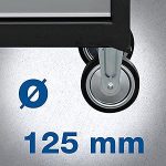 Servante d’atelier 7 tiroirs avec 120 outils charge 200 kg