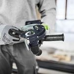 Scie à onglets radiale 230 V 1200 W lame 216 mm projecteur LED équerre d’angle