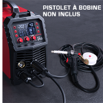 Poste à souder MIG MAG 200 A 6 en 1 230 V aluminium