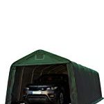 Tente garage 3,3 x 4,8 m bâche PVC 800 N armature acier imperméable hauteur 2,7 m