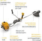 Débroussailleuse thermique 42,7 cm3 45 cm tête Tap&Go lame 3 dents