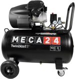 Compresseur à air bicylindre 100 L 2200 W 8 bars